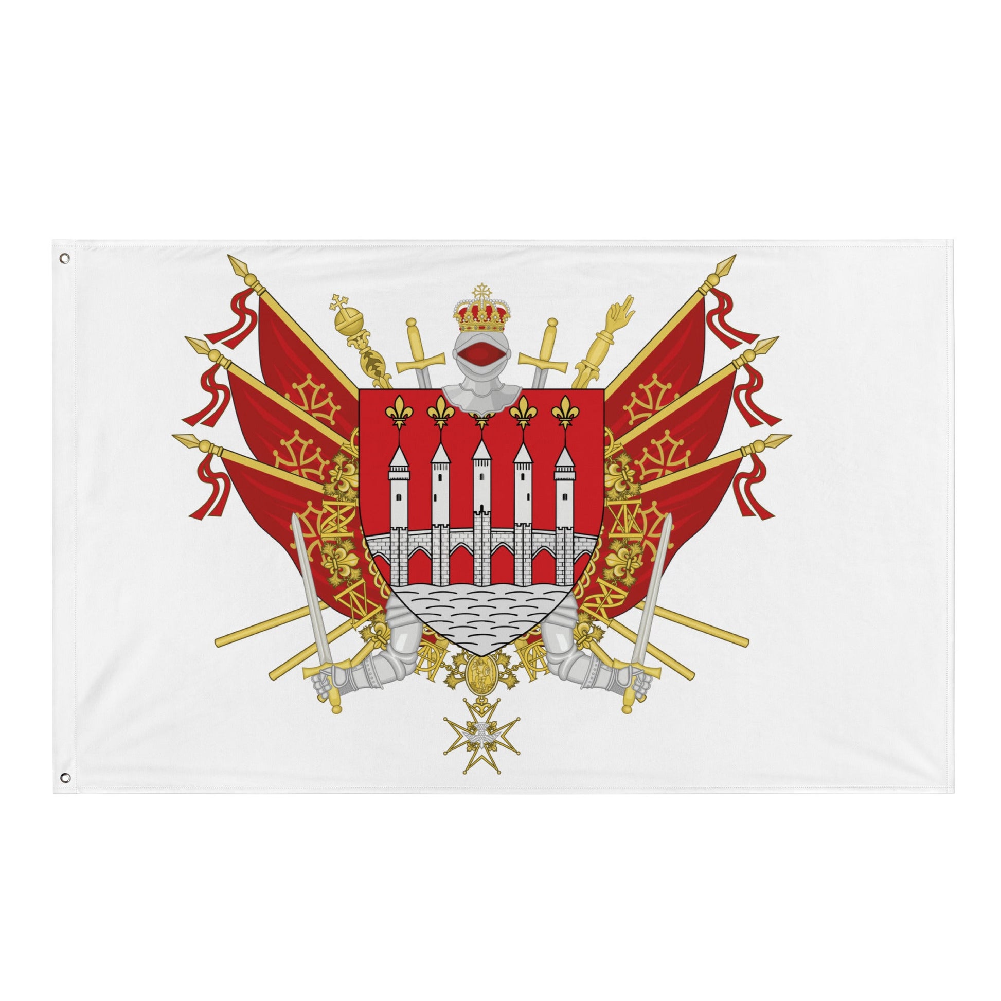 Drapeau - Blason de Cahors