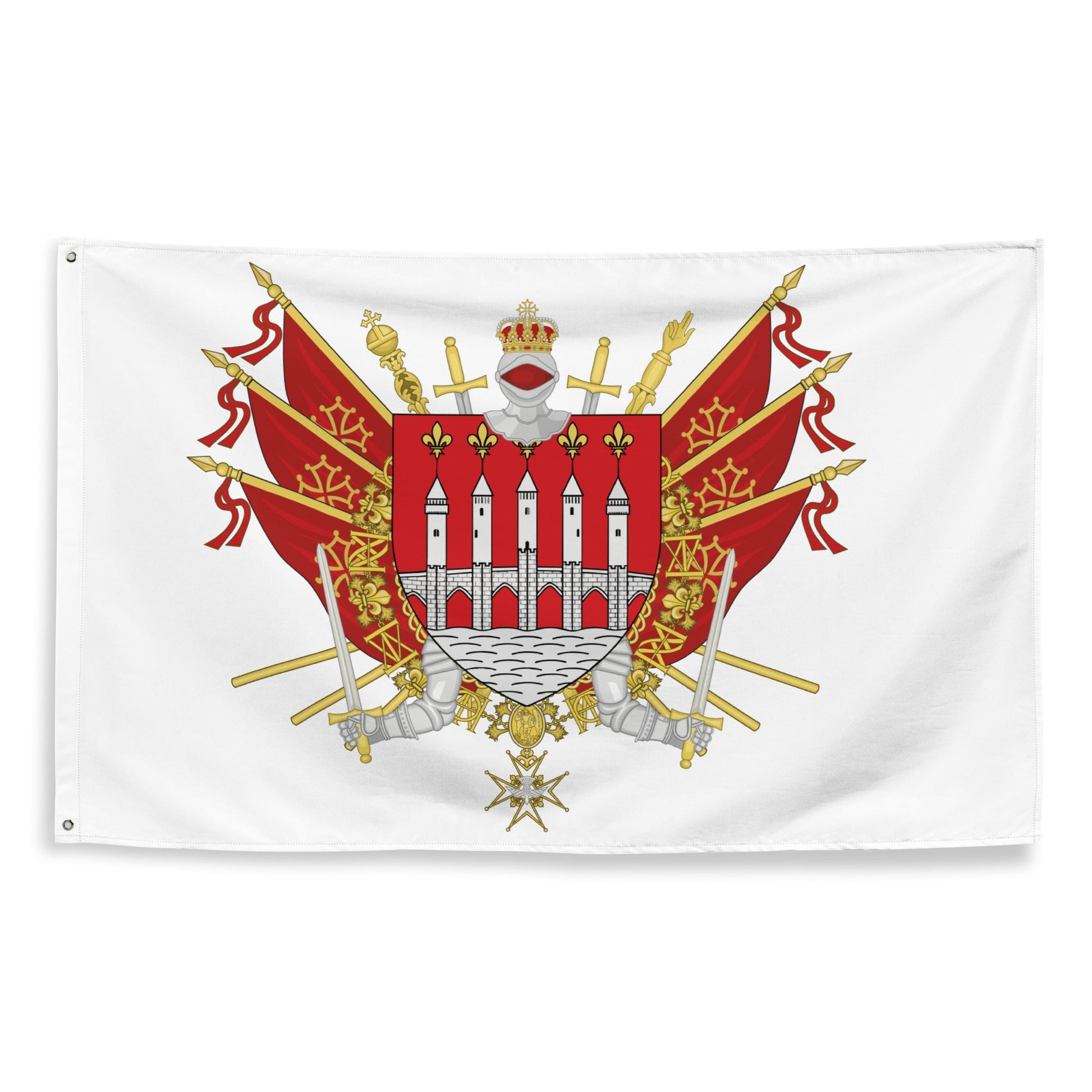 Drapeau - Blason de Cahors