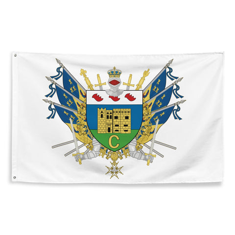 Drapeau - Blason de Crest