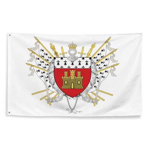 Drapeau - Blason de Dinan