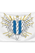 Drapeau - Blason de l'Ille-et-Vilaine (35)