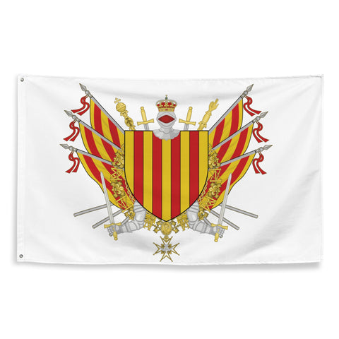 Drapeau - Blason de la Catalogne