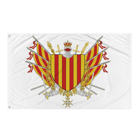 Drapeau - Blason de la Catalogne