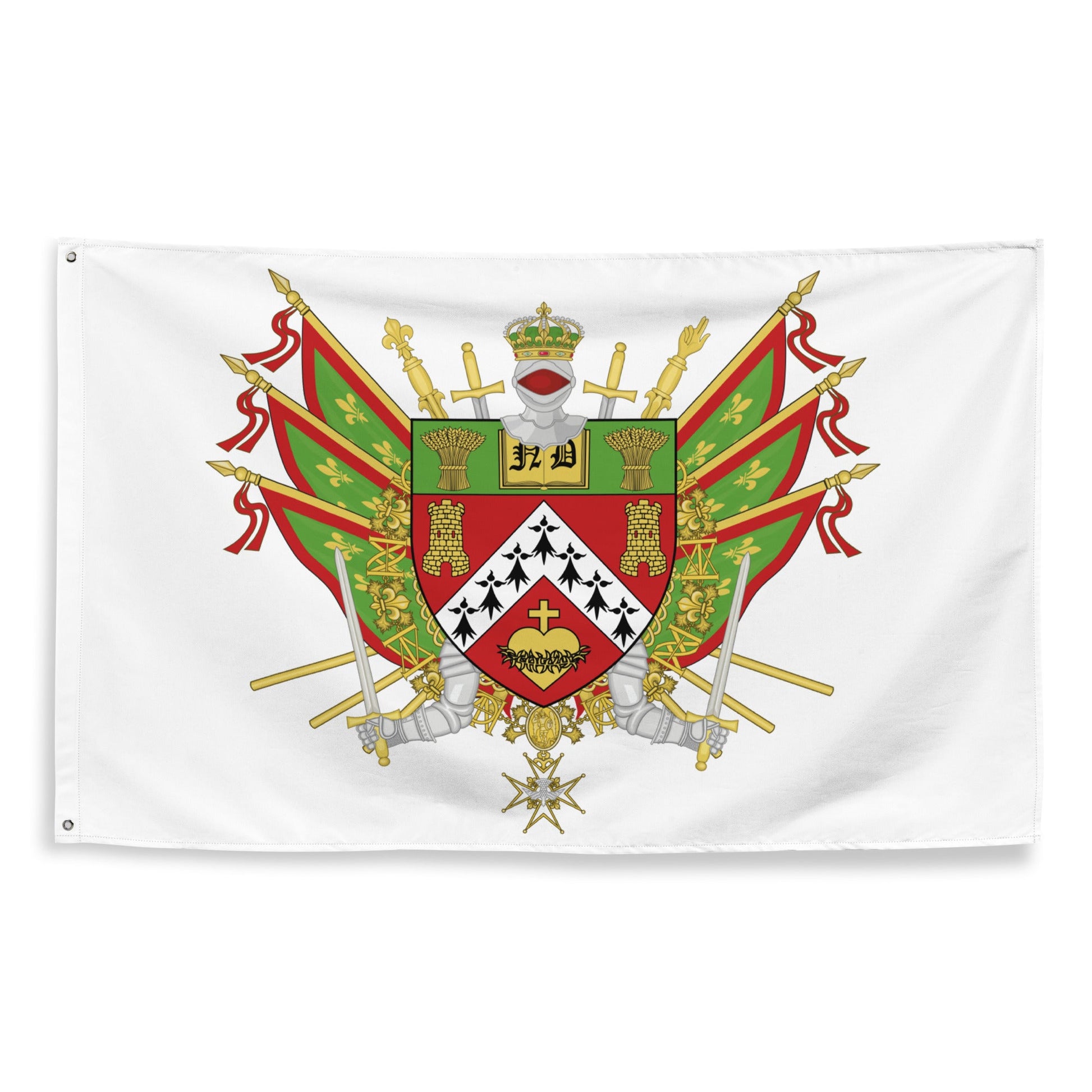 Drapeau - Blason de La Salle-de-Vihiers (personnalisé)