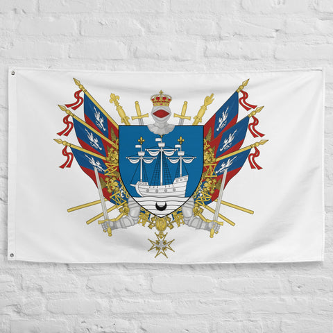 Drapeau - Blason de Libourne