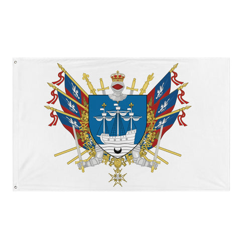 Drapeau - Blason de Libourne