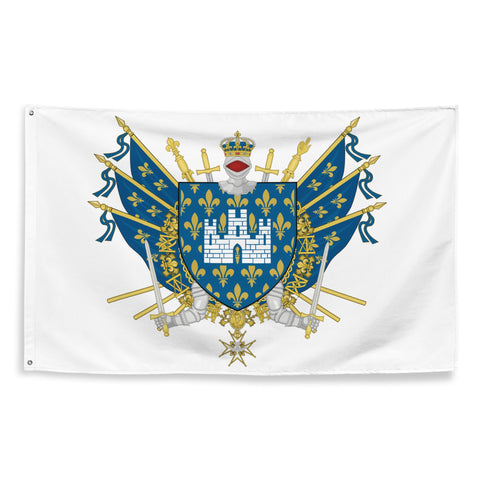 Drapeau - Blason de Melun