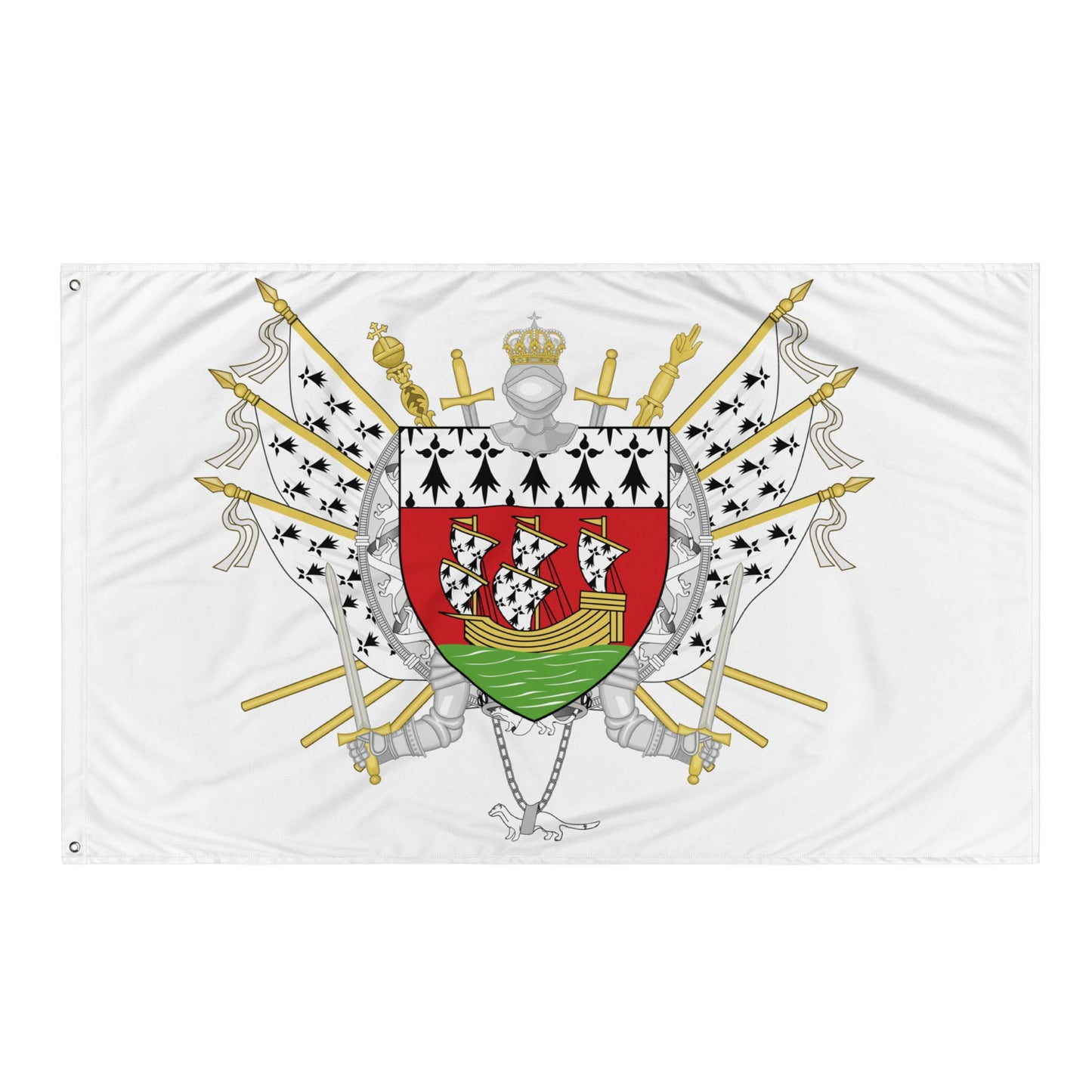 Drapeau - Blason de Nantes