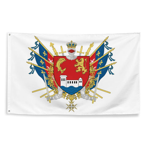 ANCIEN FANION France BAYONNE avec blason
