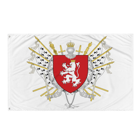 Drapeau - Blason de Vitré (personnalisation)