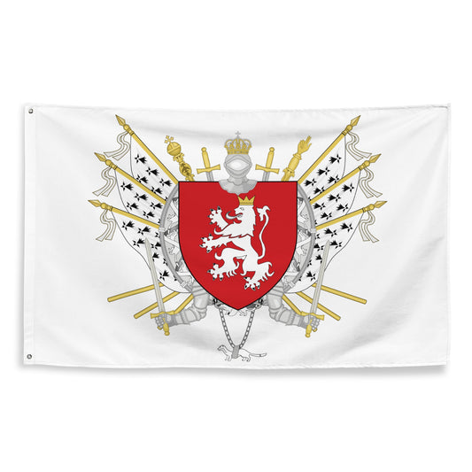 Drapeau - Blason de Vitré (personnalisation)