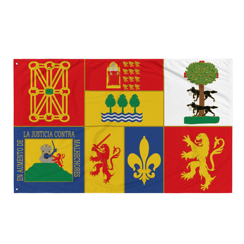 Drapeau - Blason des 7 Provinces Basques