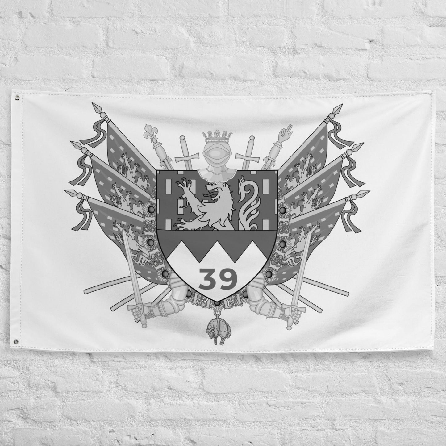 Drapeau - Blason du Jura (personnalisation)