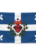 Drapeau Carillon-Sacré-Coeur (Québec) - drapeau québec catholique