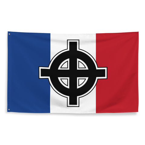 Drapeau - Français Croix Celtique