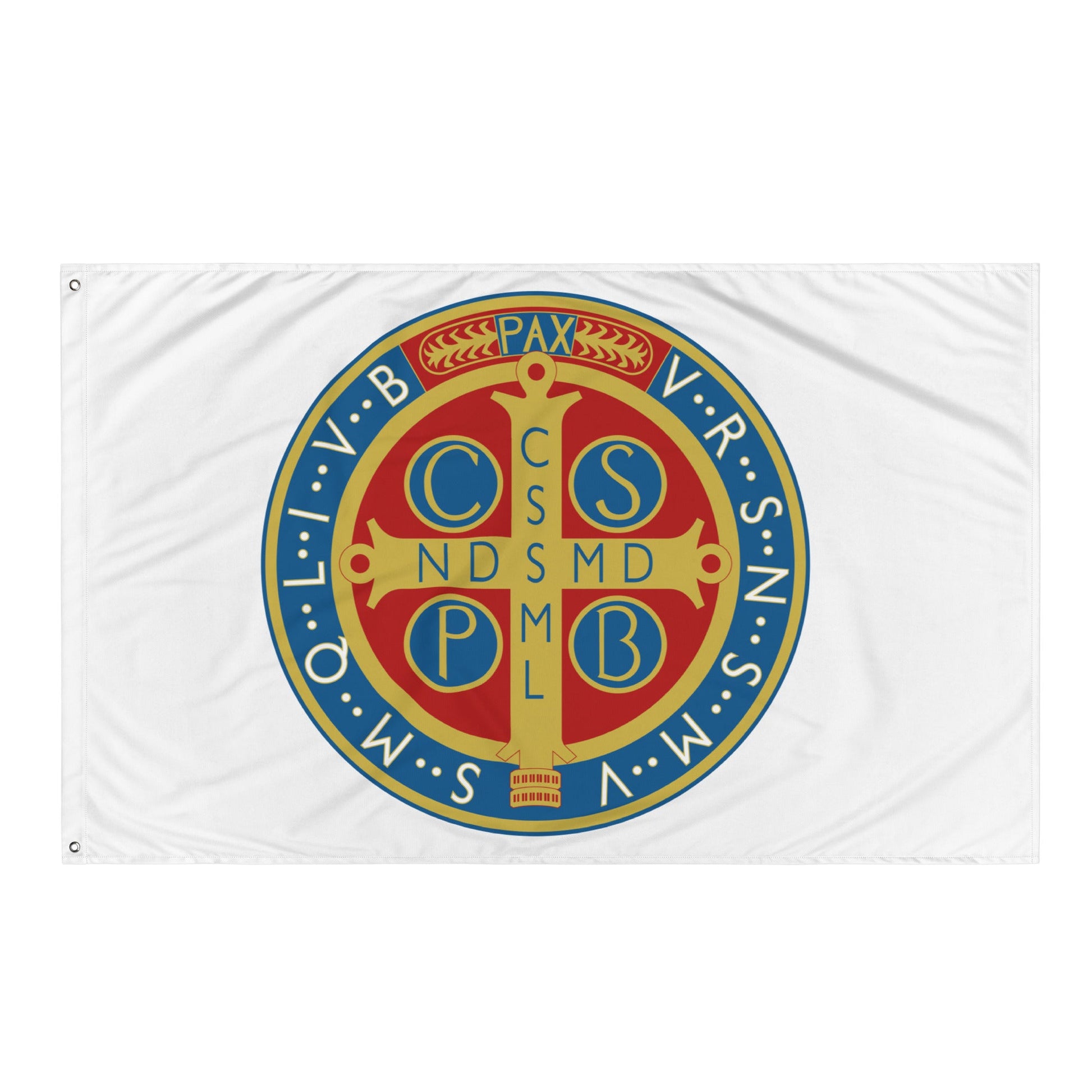 Drapeau - Médaille de Saint-Benoît
