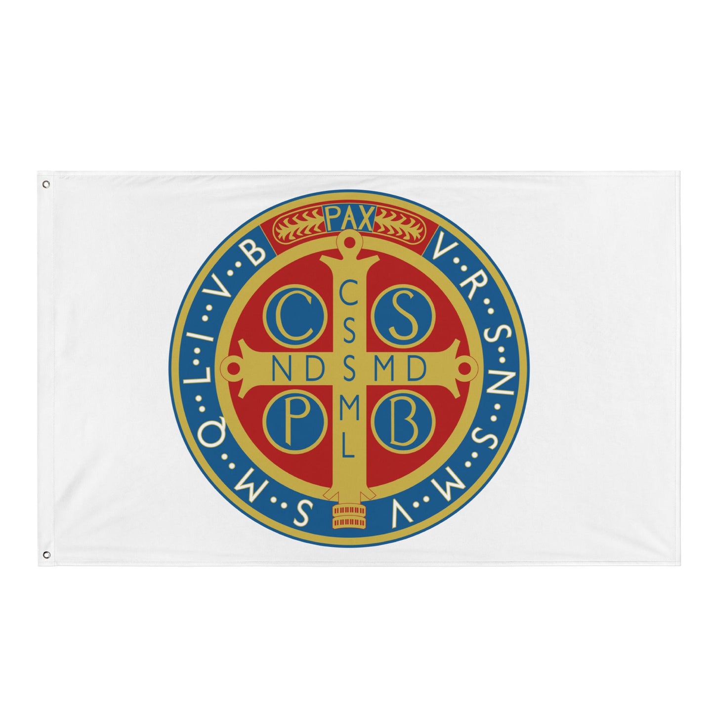Drapeau - Médaille de Saint-Benoît