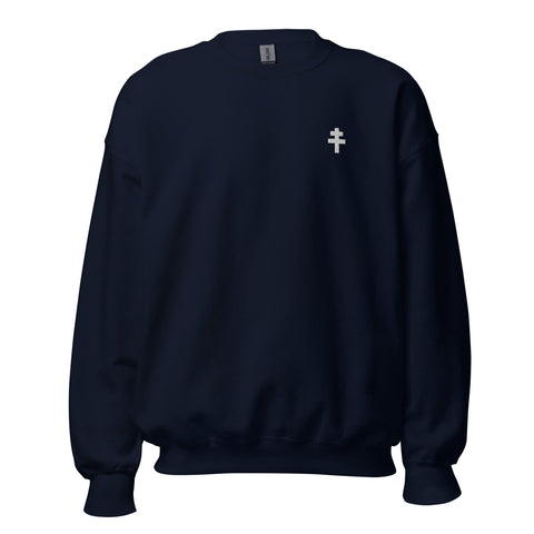 Pull - Croix de Lorraine Bleu Marine / S