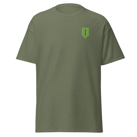T-shirt - Insigne 1st Infantry Division Vert Militaire / S