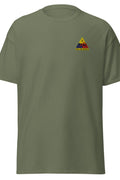 T-shirt - Insigne 2nd Armored Division Vert Militaire / S