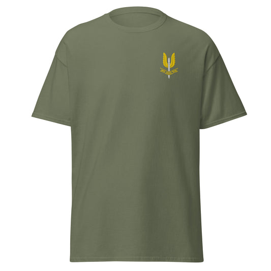 T-shirt - Insigne SAS (Special Air Service) Vert Militaire / S