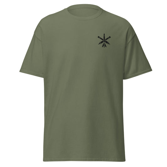 T-shirt militaire - Insigne Artillerie Vert Militaire / S