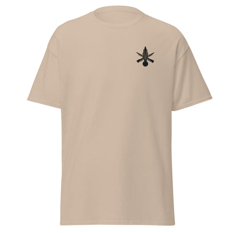 T-shirt militaire - Insigne Infanterie Sable / S